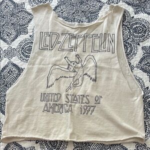 Cream Led Zeppelin Muscle Tank